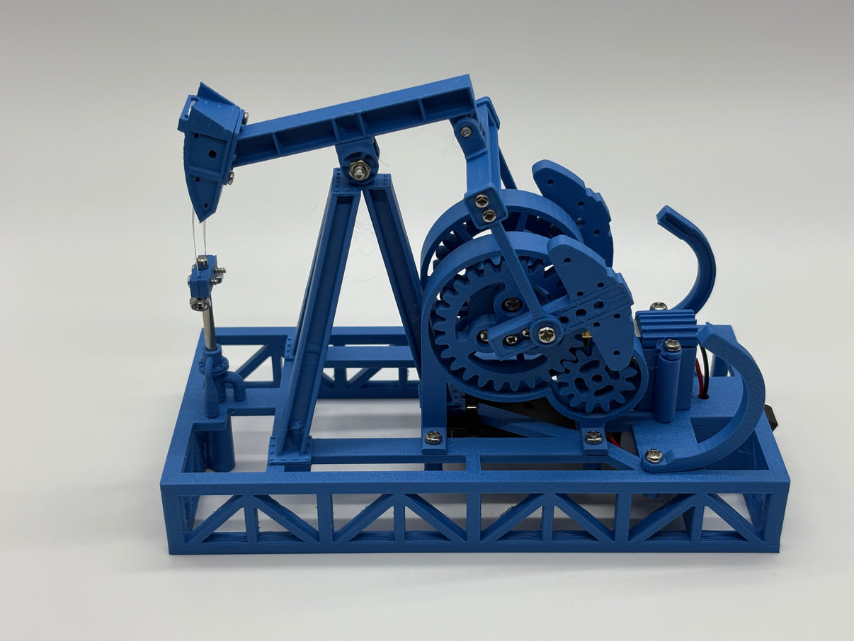 3D Printed Oil pumpjack kit My3DKits